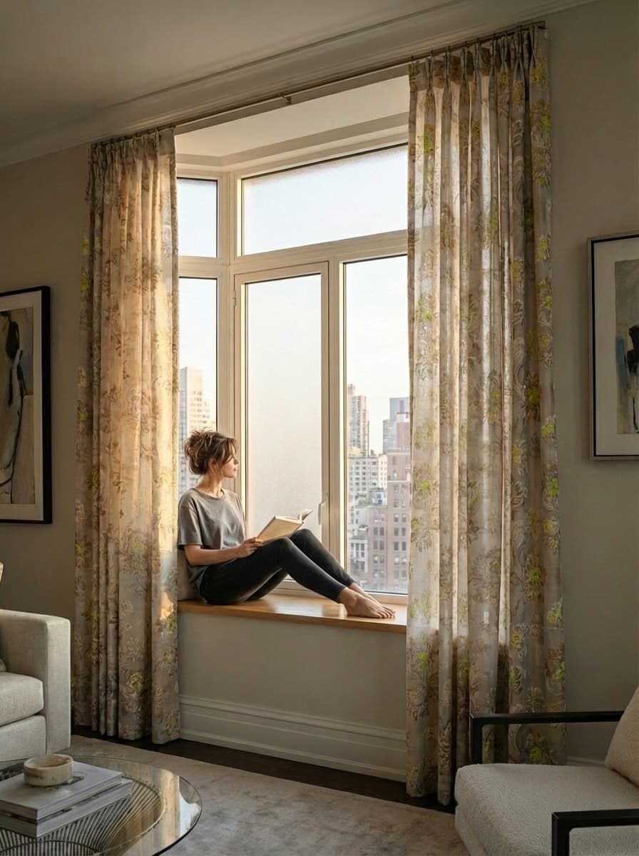 Luxury curtain detail